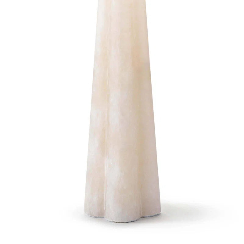 Quatrefoil Alabaster Table Lamp Small